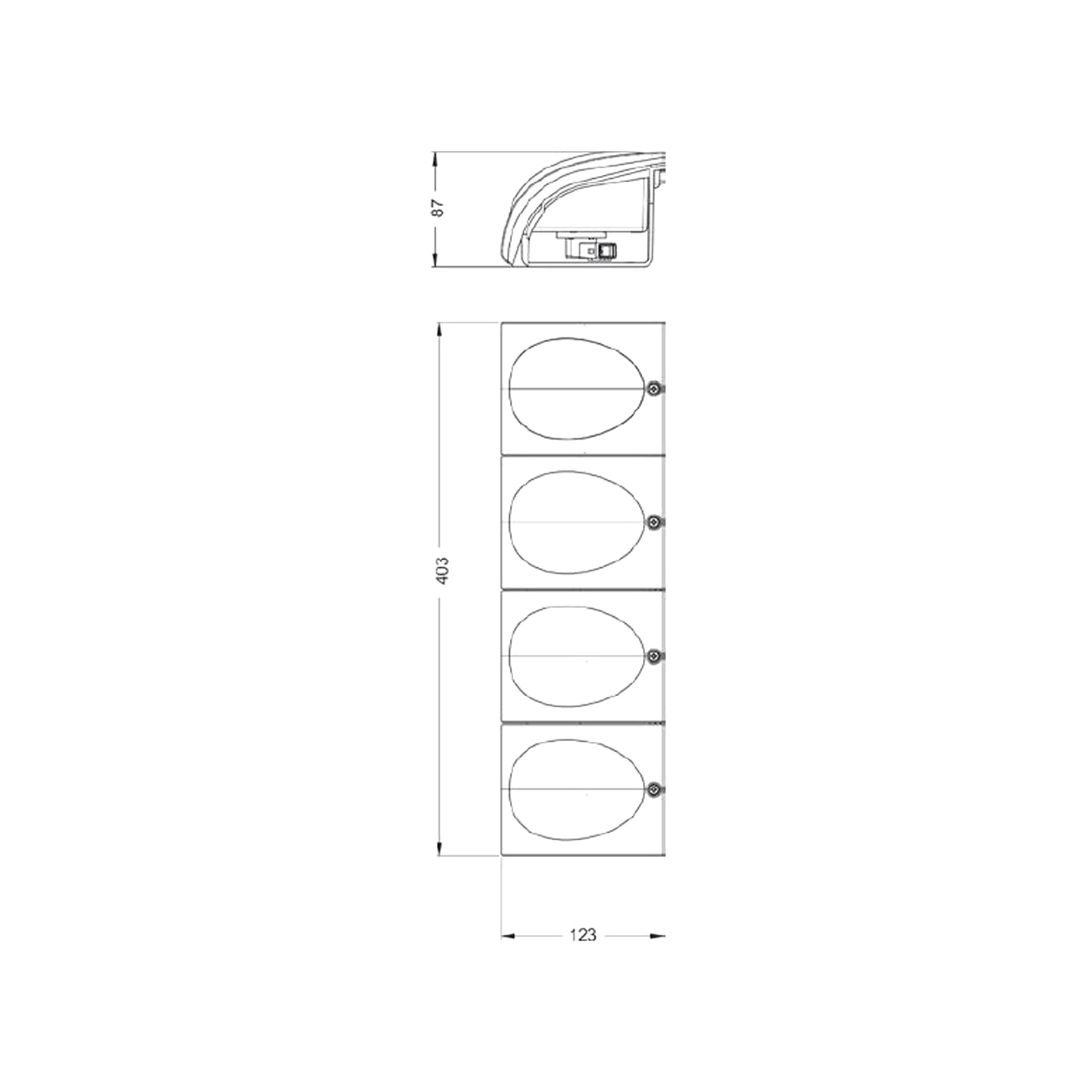 Modular rear light system JOKO