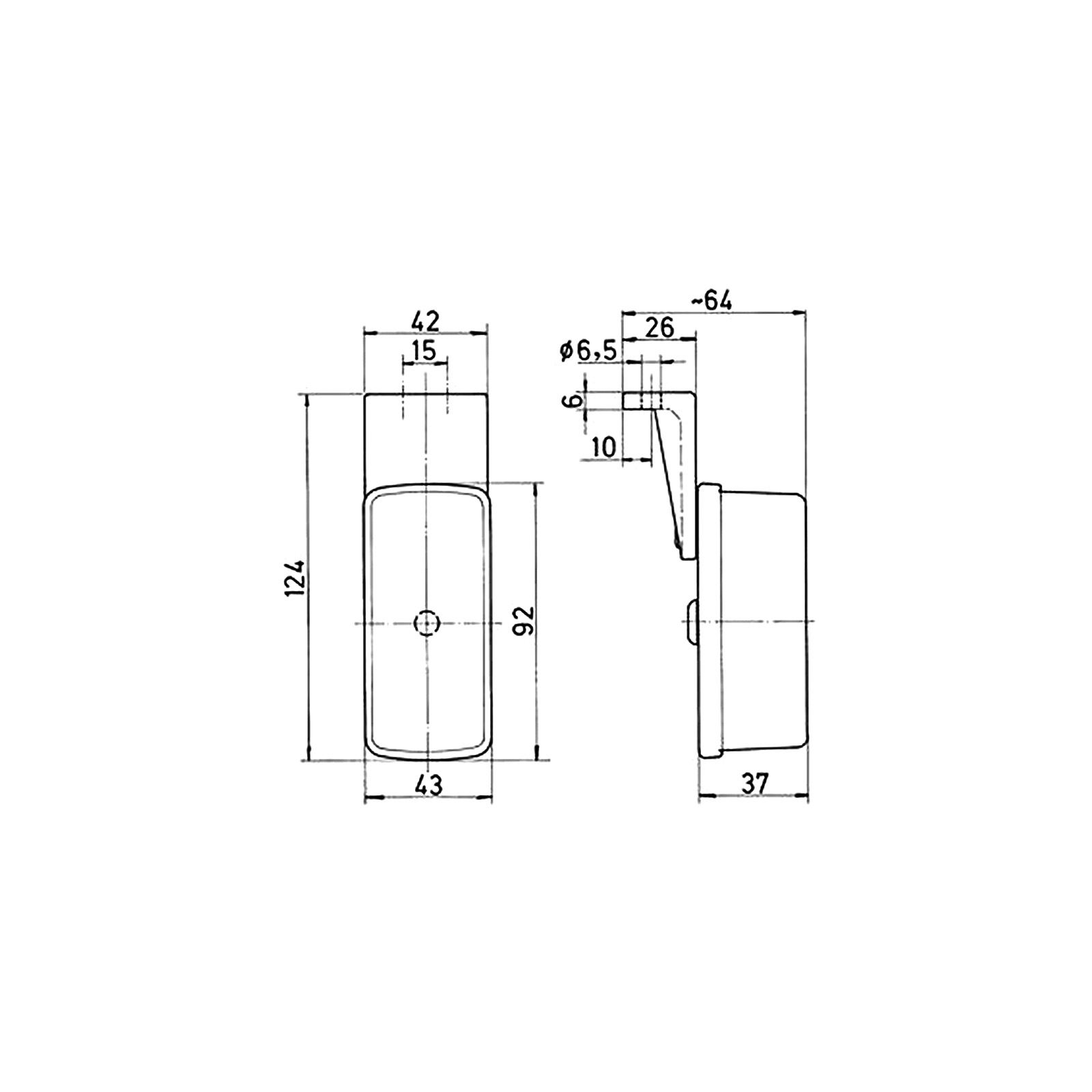 JOKON-contourverlichting rood/