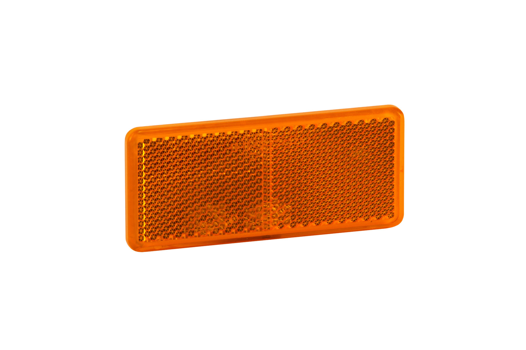 Reflector, oranje, 90 x 40 mm, met kleeffolie
