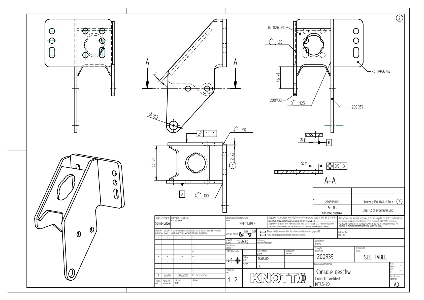 Depth wheel hold/ console for