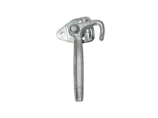 Hoeksluiting links, 145 mm, verzinkt