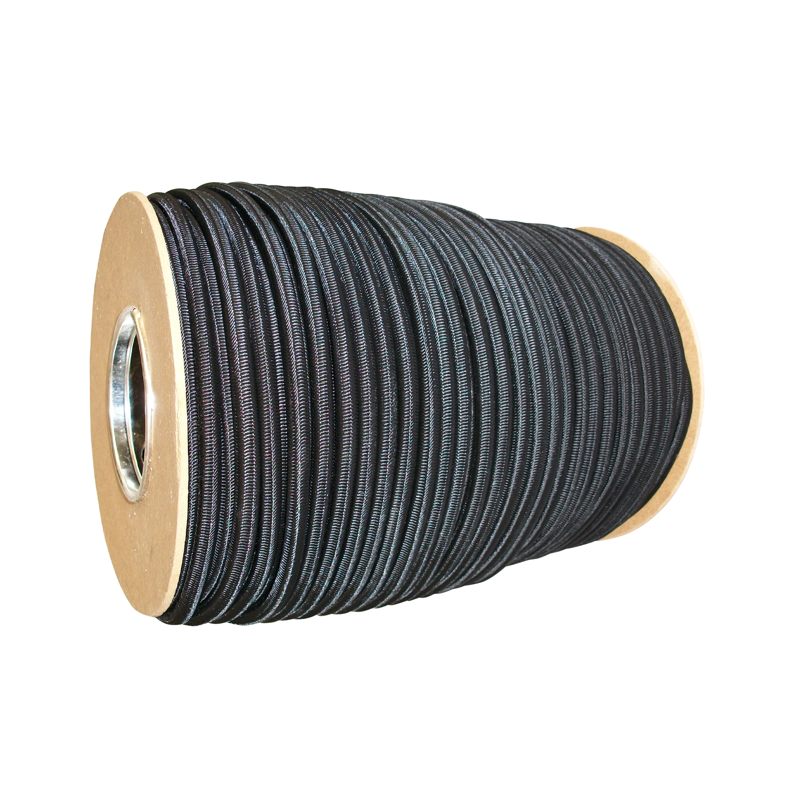 Elastiek kabel, Ø 6 mm, zwart, UV-bestendig