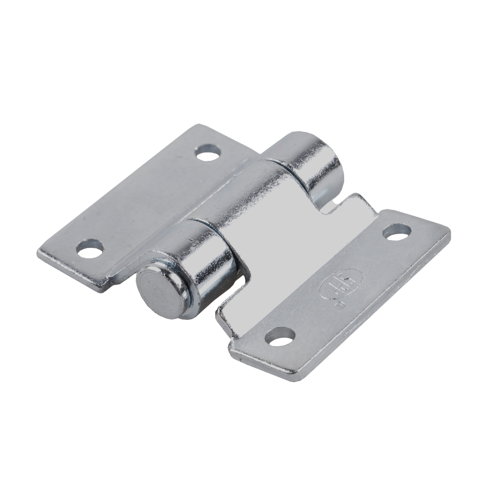 Screwed hinge, 59 x 76 mm, gal