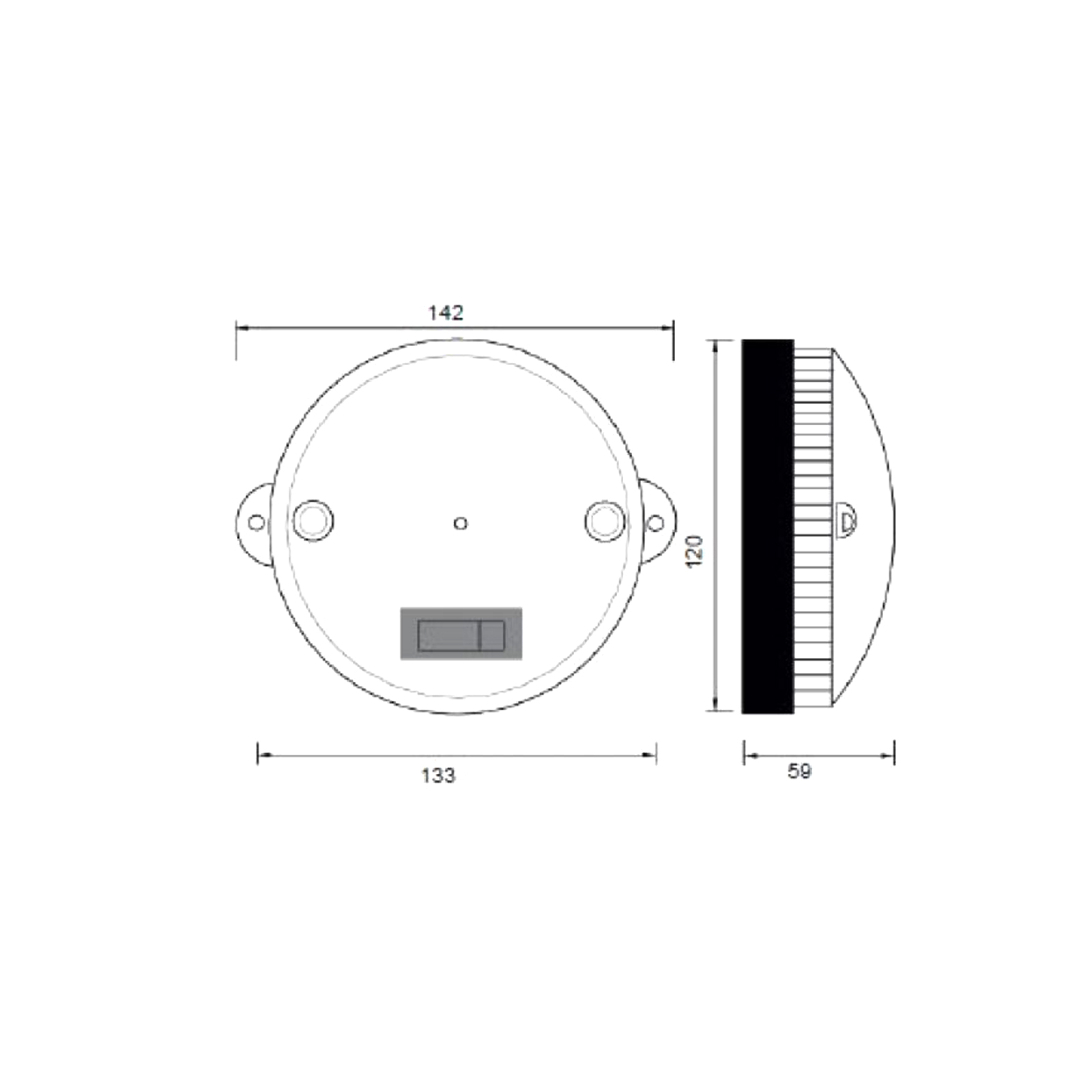 ASPÖCK-Inpoint interior lamp w