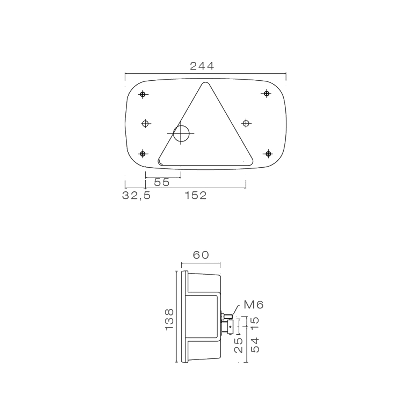 ASPÖCK Multipoint III Rückleuchte links