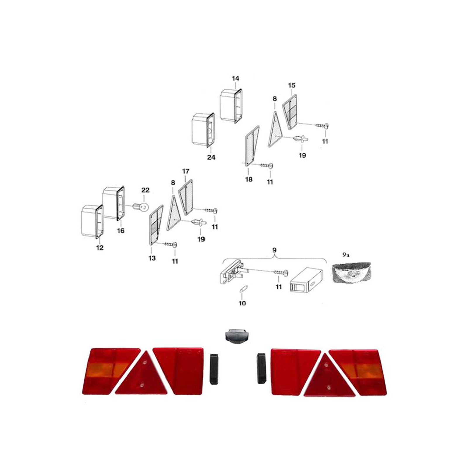 WESTFALIA replacement light fo