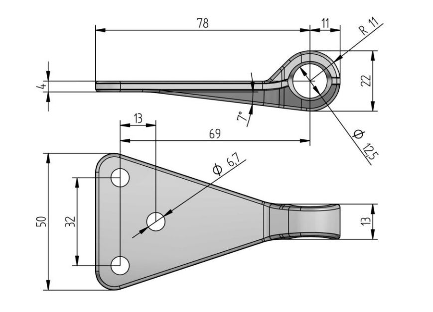 Incidence eyelets, for screwin