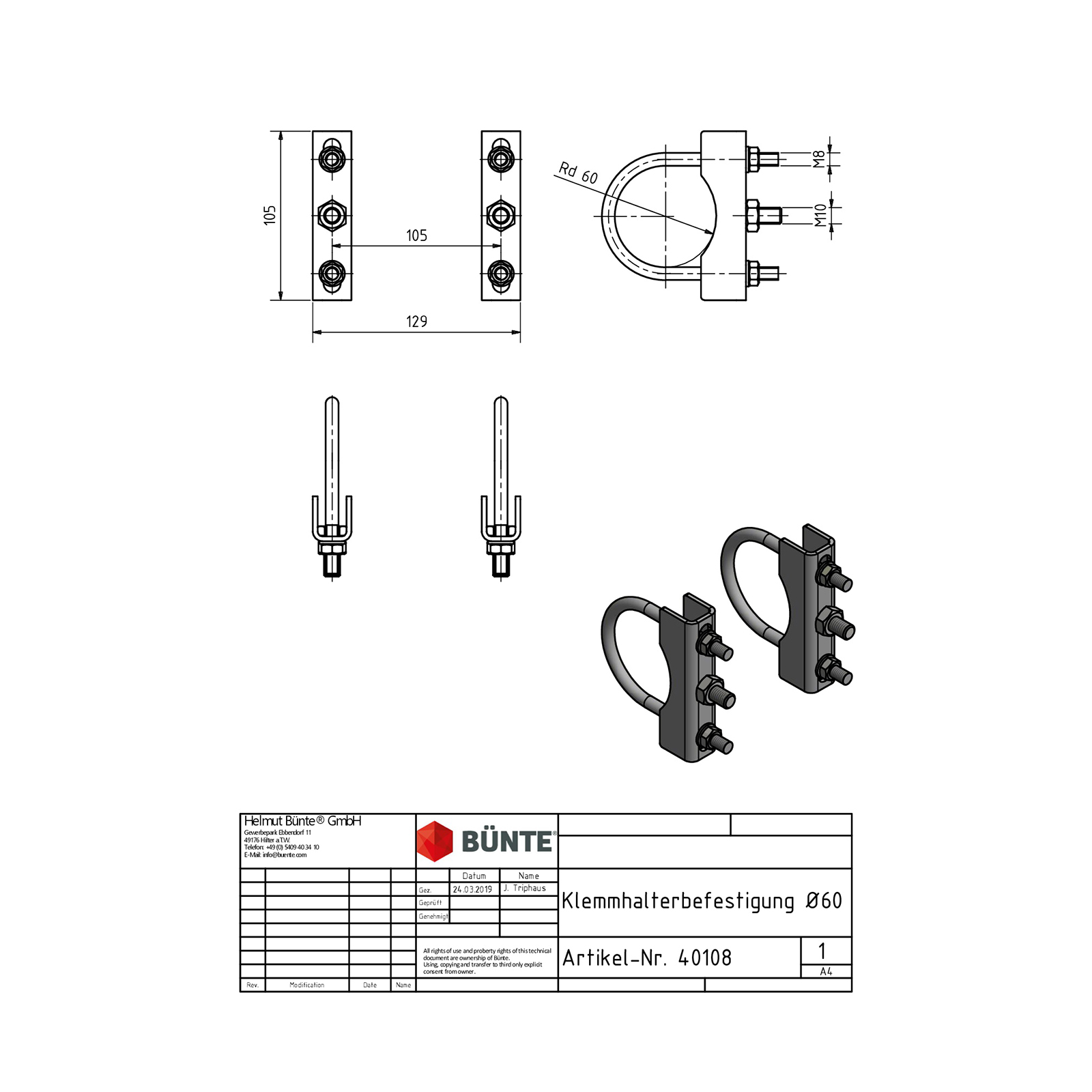 Depth wheel hold for mounting