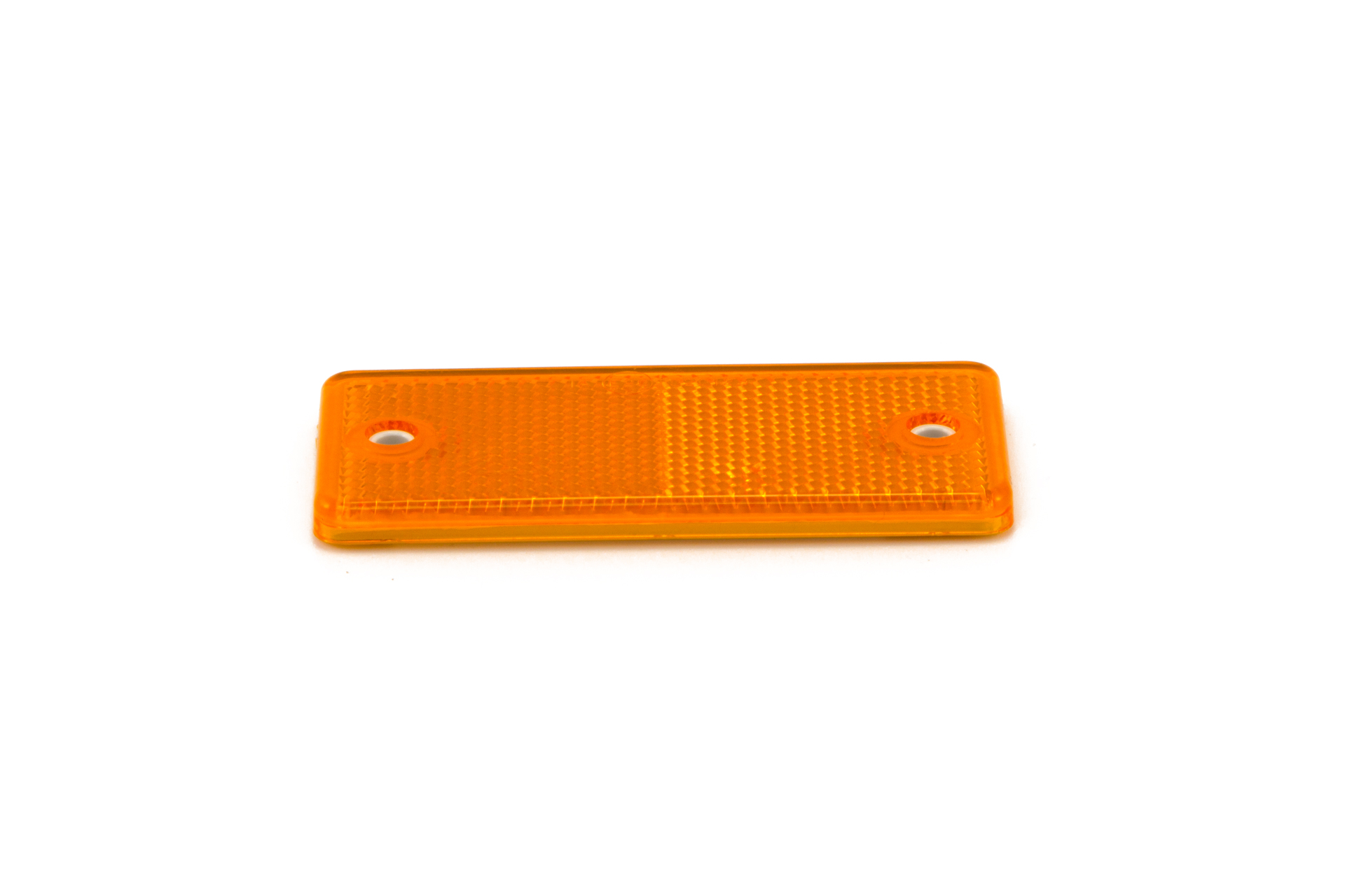 Reflector, oranje, 90 x 40 mm, gat/kleeffolie