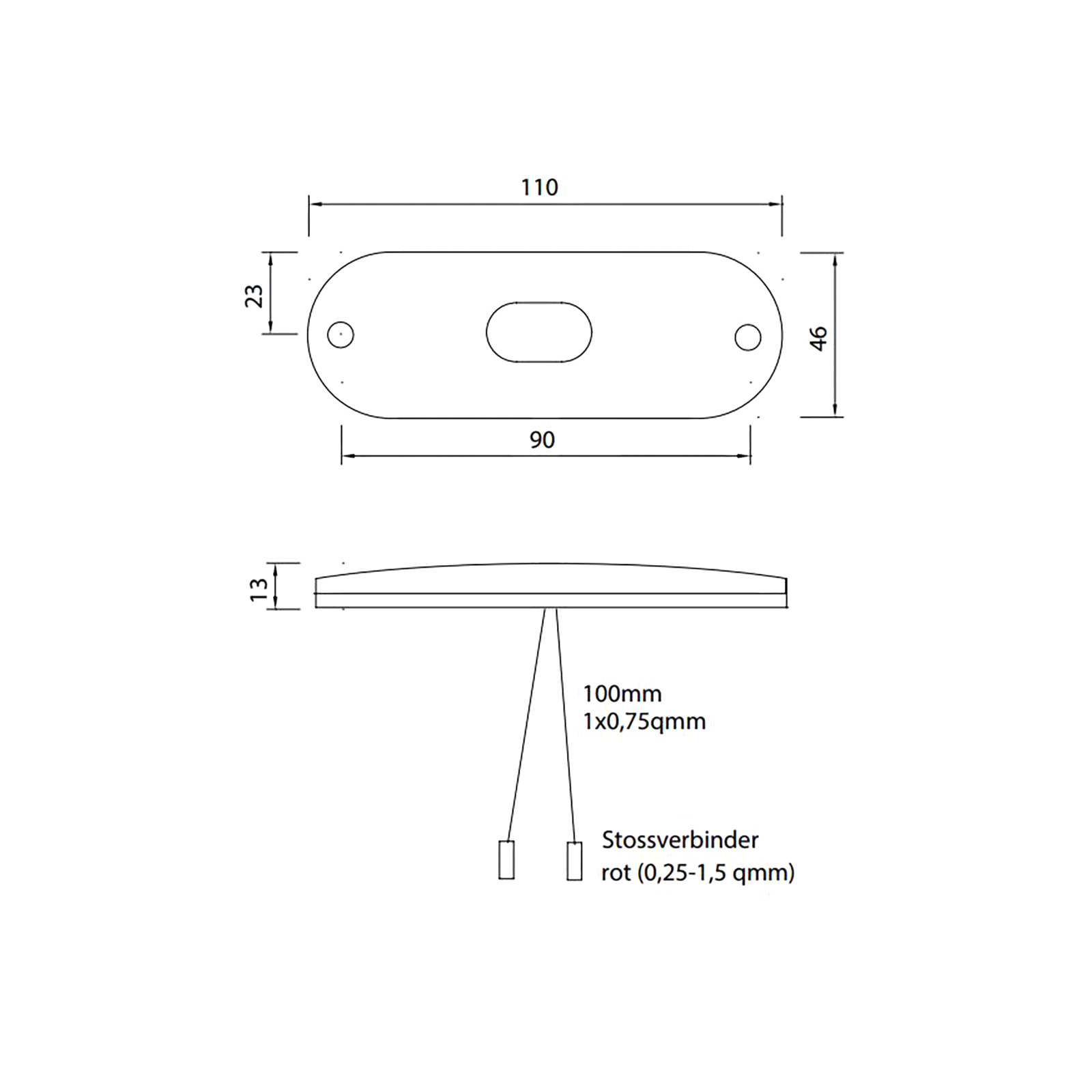 ASPÖCK Flatpoint III Seitenmarkierungsleuchte LED