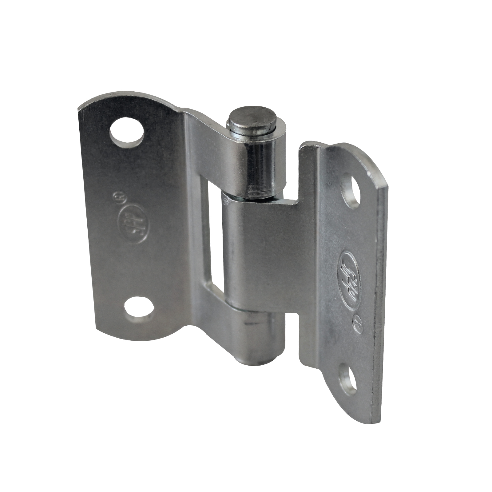 Screwed hinge, 59 x 76 mm, gal