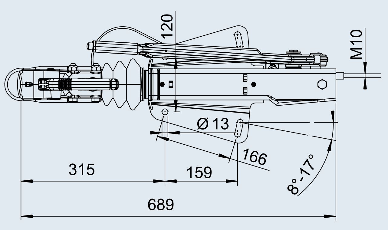 AL-KO Auflaufeinrichtung 251 S, 1500-2700 kg