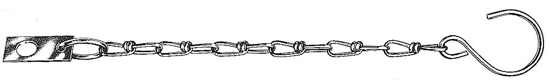 Safety chain, steel-galvanised