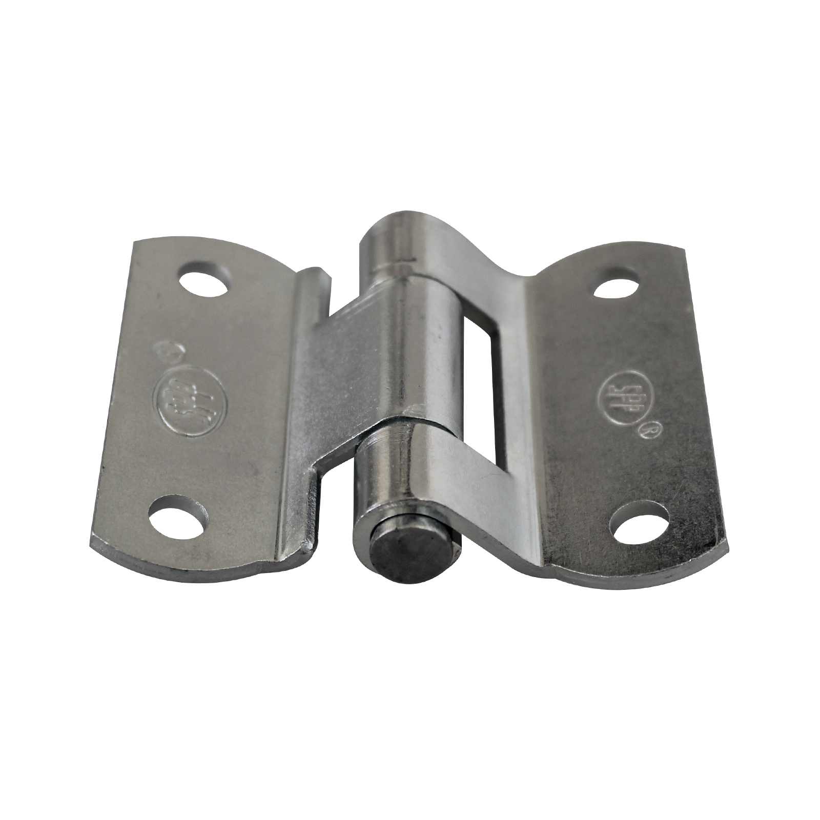 Screwed hinge, 59 x 76 mm, gal